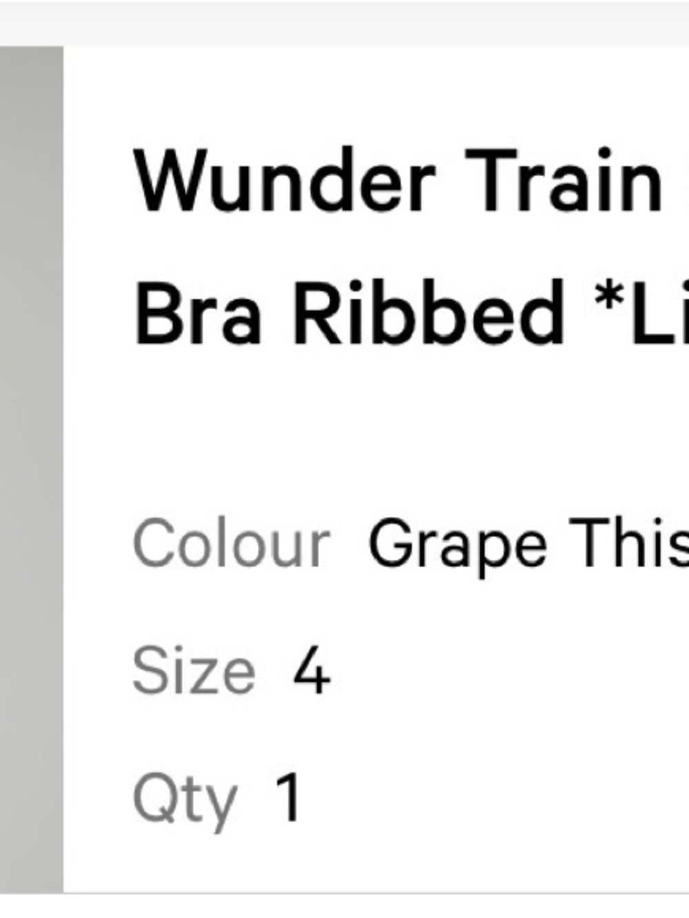 Wunder Train Strappy Racerback Bra - Picture 4 of 4